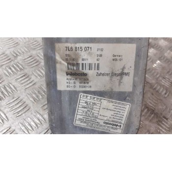 Recambio de valvula intercambio de calefaccion para volkswagen touareg (7la) tdi v10 referencia OEM IAM 7L6815071  