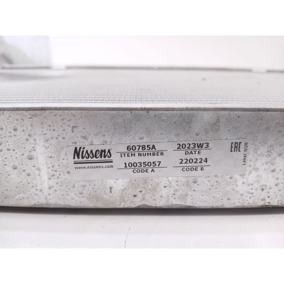 Recambio de radiador agua para bmw 3 touring (e91) 325 d referencia OEM IAM 60785A 10035057 