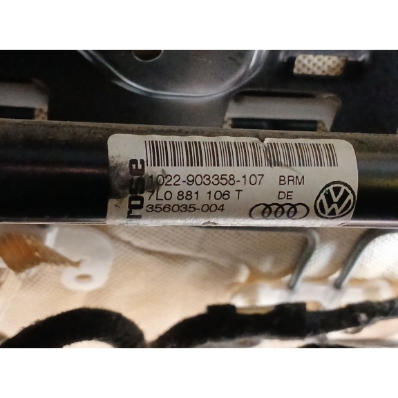 Recambio de asiento delantero derecho para porsche cayenne (9pa) 3.2 referencia OEM IAM 7L0881106T  