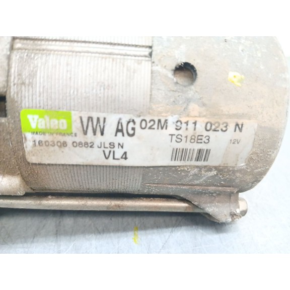 Recambio de motor arranque para volkswagen passat b6 (3c2) 2.0 tdi 16v referencia OEM IAM 02m911023n  