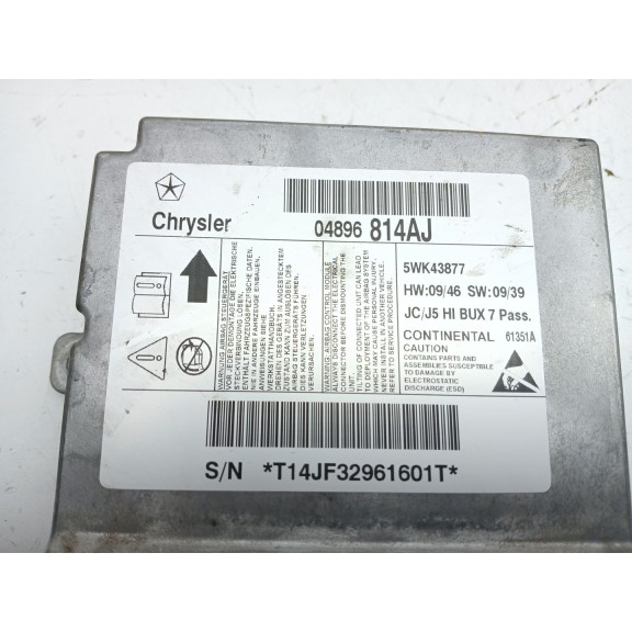 Recambio de kit airbag para dodge journey 2.0 16v crd cat referencia OEM IAM 04896814AJ  