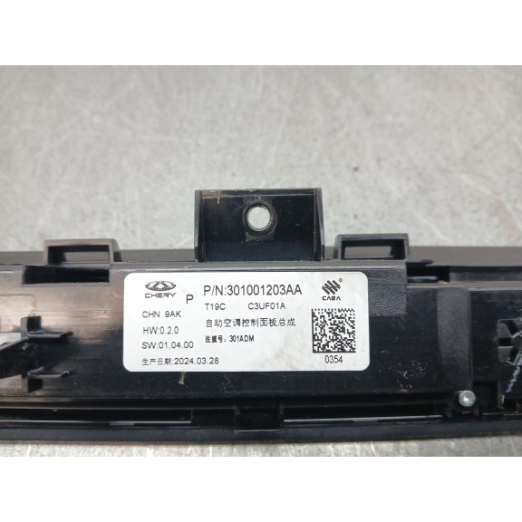 Recambio de mando climatizador para omoda 5 referencia OEM IAM 301001203AA  