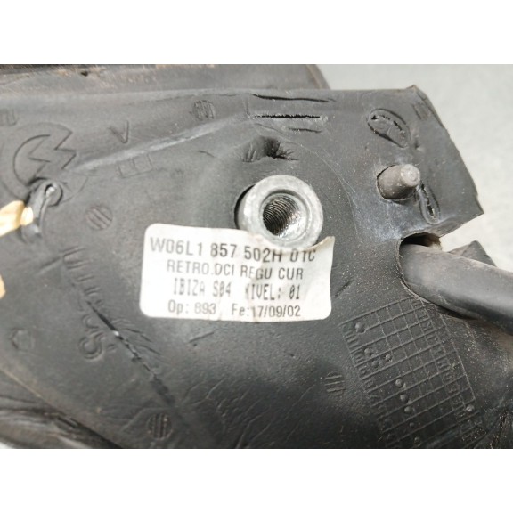 Recambio de retrovisor derecho para seat ibiza iii (6l1) 1.2 referencia OEM IAM 6L1857502H  