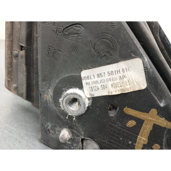 Recambio de retrovisor izquierdo para seat ibiza iii (6l1) 1.2 referencia OEM IAM 6L1857501H  
