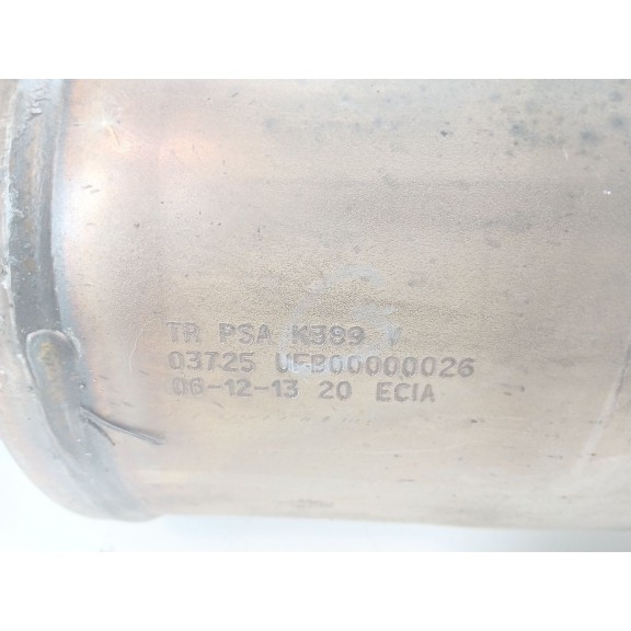 Recambio de filtro de particulas para peugeot 307 (3a/c) 1.6 hdi 110 referencia OEM IAM k389  