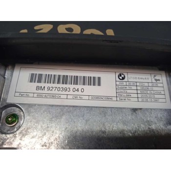 Recambio de pantalla multifuncion para bmw serie 3 lim. (f30) 320i referencia OEM IAM 9270393 927039304 