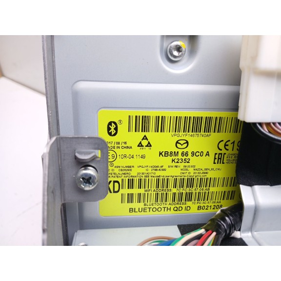 Recambio de pantalla multifuncion para mazda cx-5 (kf) 2.0 referencia OEM IAM   