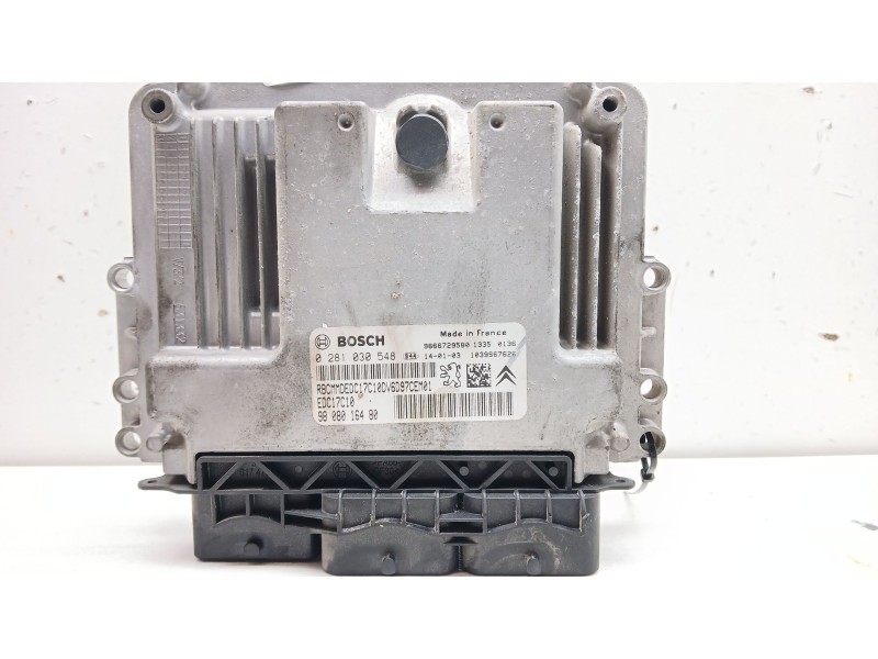 Recambio de centralita motor uce para citroën c4 cactus 1.6 hdi 90 referencia OEM IAM 0281030548 9808016480 