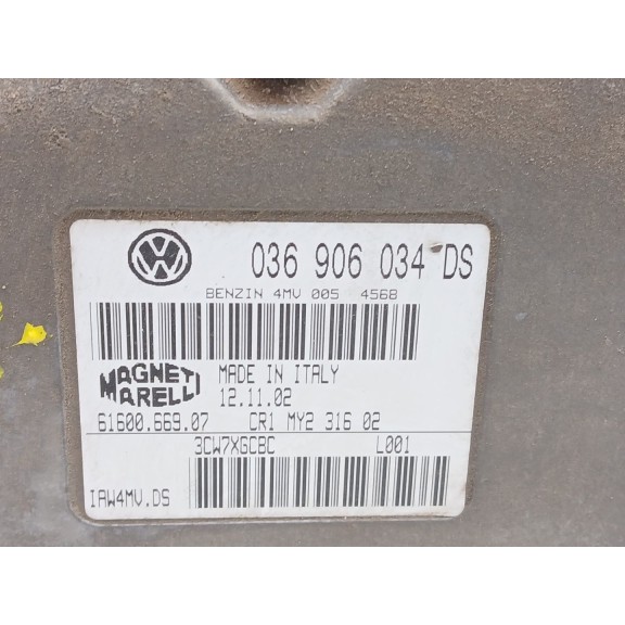 Recambio de centralita motor uce para seat leon (1m1) 1.6 16 v referencia OEM IAM 036906034ds  