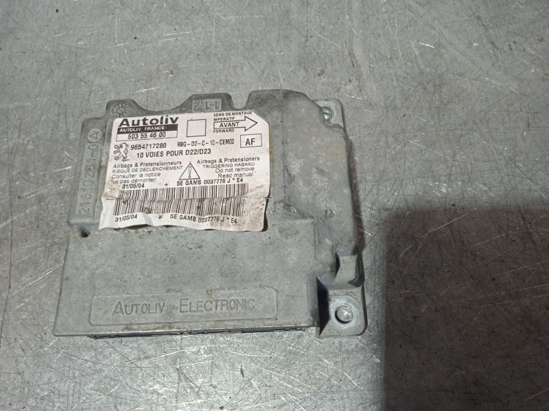 Recambio de centralita airbag para peugeot 407 st confort pack referencia OEM IAM 9654717280 9654717280 9654717280