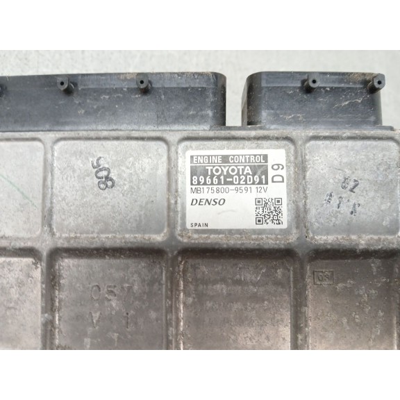 Recambio de centralita motor uce para toyota auris luna referencia OEM IAM 8966102D91  