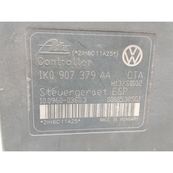 Recambio de abs para volkswagen golf v (1k1) 1.9 tdi referencia OEM IAM 10020602204 k0614517t 