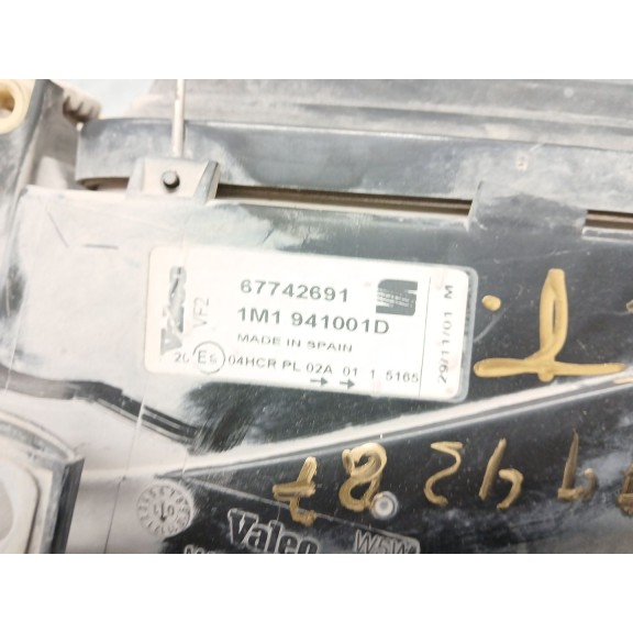 Recambio de faro izquierdo para seat leon (1m1) 1.6 16 v referencia OEM IAM 1M1941001D  