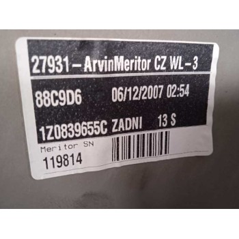 Recambio de elevalunas trasero izquierdo para skoda octavia berlina (1z3) rs referencia OEM IAM 1Z0839655C ELÉCTRICO SOLO MECANI