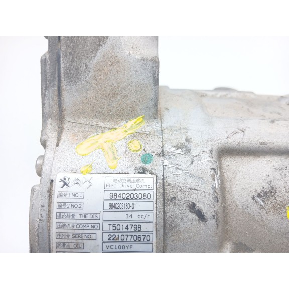 Recambio de compresor aire acondicionado para citroën c5 aircross feel referencia OEM IAM 9840203080 31.000KM 