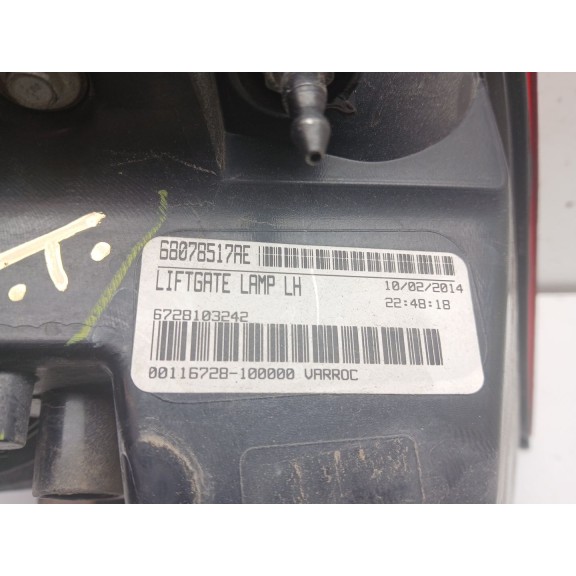 Recambio de piloto trasero izquierdo interior para fiat freemont (345_) 2.0 jtd referencia OEM IAM 68078517ae  