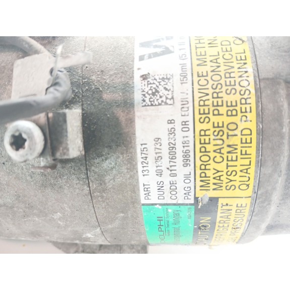 Recambio de compresor aire acondicionado para opel astra h gtc (a04) 1.7 cdti (l08) referencia OEM IAM 13124751  