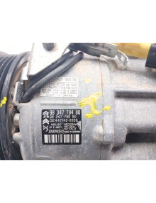 Recambio de compresor aire acondicionado para peugeot 3008 ii suv (mc_, mr_, mj_, m4_) 1.5 bluehdi 130 referencia OEM IAM 983477 2