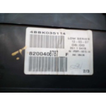 Recambio de cuadro instrumentos para renault megane ii berlina 5p 1.5 dci diesel referencia OEM IAM 8200408787  