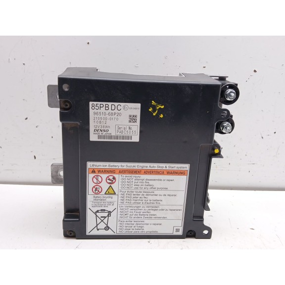 Recambio de bateria para suzuki swift (az) 1.2 16v dualjet cat referencia OEM IAM 9651068P20 2105000170 86.928KM