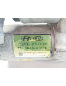 Recambio de motor arranque para kia sportage iii (sl) 1.7 crdi referencia OEM IAM 361002a950   2
