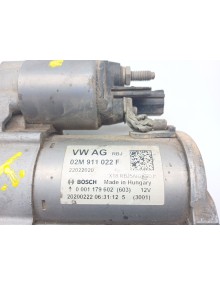 Recambio de motor arranque para seat leon (kl1) xcellence referencia OEM IAM 02m911022f 0001179602  2