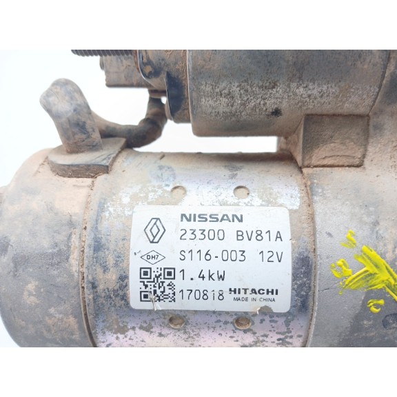 Recambio de motor arranque para renault megane iv hatchback (b9a/m/n_) 1.6 tce 205 (b9mv) referencia OEM IAM 23300bv81a  