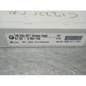 Recambio de modulo confort para bmw serie 7 (e65/e66) 750i referencia OEM IAM 61356964140 TRASERO DERECHO 