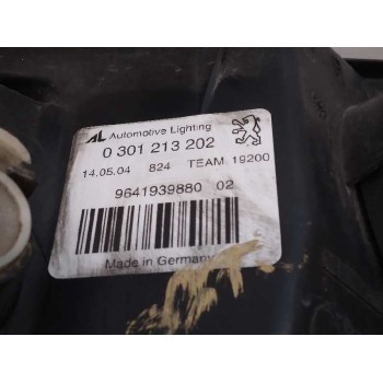 Recambio de faro derecho para peugeot 407 st confort referencia OEM IAM 9641939880 0301213202 SOPORTE ROTO