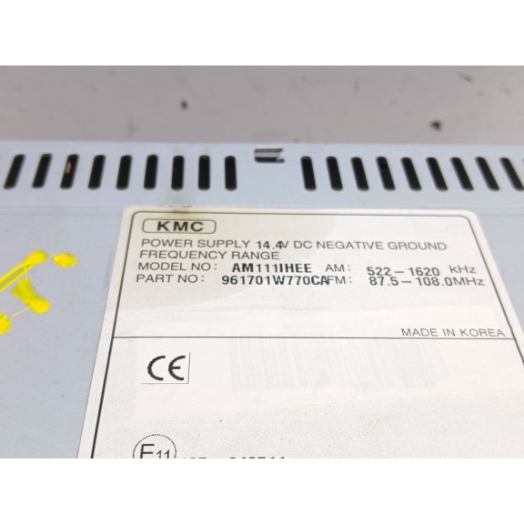 Recambio de sistema audio / radio cd para kia rio iii (ub) 1.2 cvvt referencia OEM IAM 961701w770ca  