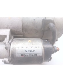 Recambio de motor arranque para ssangyong rodius i 2.7 xdi referencia OEM IAM 6611514101   2