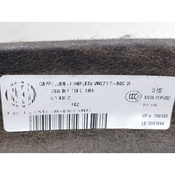 Recambio de bandeja trasera para volkswagen t-roc (a11, d11) 2.0 tdi scr referencia OEM IAM   