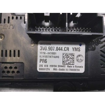 Recambio de mando climatizador para skoda superb (3v3) ambition referencia OEM IAM 3V0907044CR  