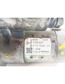Recambio de motor arranque para fiat tipo hatchback (356_, 357_) 1.4 (356hxa1b) referencia OEM IAM 51890631 s114943a 180418 2
