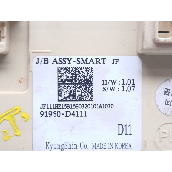 Recambio de caja reles / fusibles para kia optima business referencia OEM IAM 91950d4111  
