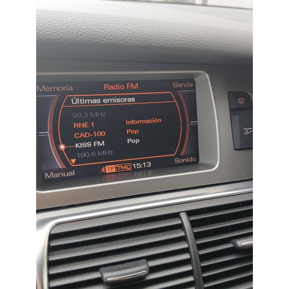 Recambio de pantalla multifuncion para audi q7 (4lb) 3.0 tdi quattro referencia OEM IAM   