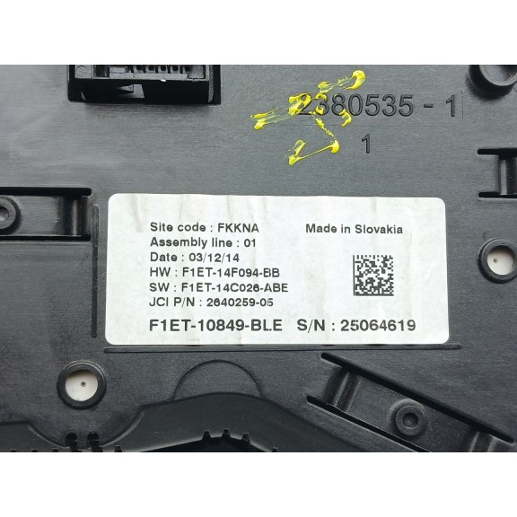 Recambio de cuadro instrumentos para ford focus iii 2.0 tdci referencia OEM IAM f1et10849ble  
