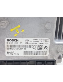 Recambio de centralita motor uce para citroën c4 grand picasso i (ua_) 1.6 hdi referencia OEM IAM 9663476380 0281012981  2