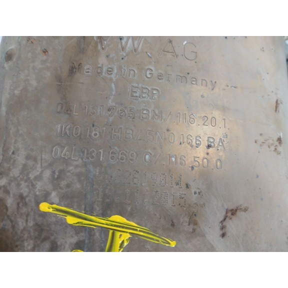 Recambio de filtro de particulas para skoda yeti (5l) 2.0 tdi referencia OEM IAM 04L131765BM  