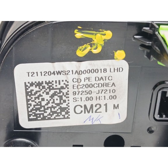 Recambio de mando climatizador para kia ceed (cd) 1.0 t-gdi referencia OEM IAM 97250j7210  