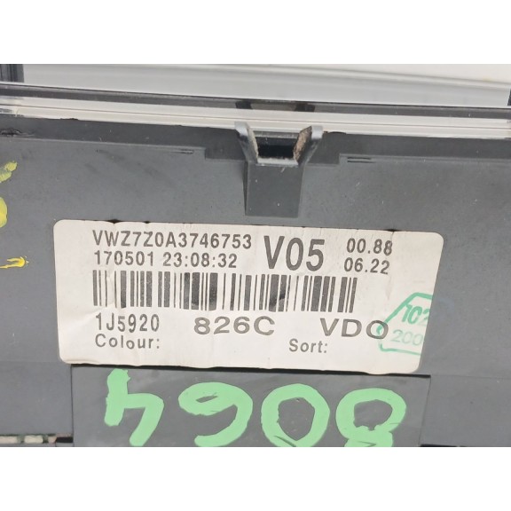 Recambio de cuadro instrumentos para volkswagen golf iv (1j1) 1.9 tdi referencia OEM IAM 1j5920826c  