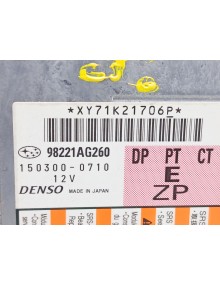 Recambio de centralita airbag para subaru legacy v station wagon (br) 2.0 d awd referencia OEM IAM 1503000710 98221ag260  2