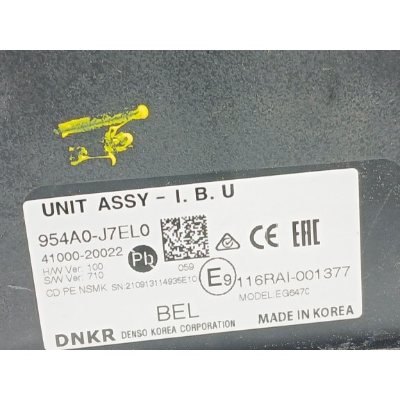 Recambio de modulo electronico para kia ceed (cd) 1.0 t-gdi referencia OEM IAM 954a0j7el0 4100020022 