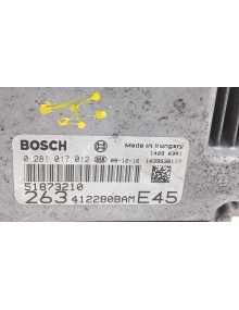 Recambio de centralita motor uce para fiat 500 (312_) 1.3 d multijet (312axb1a) referencia OEM IAM 51873210 0281017012  2