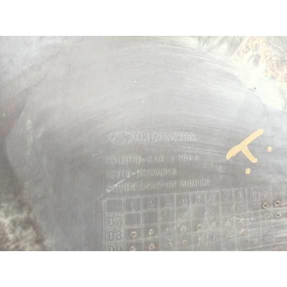 Recambio de paragolpes trasero para kia cee´d concept referencia OEM IAM 866101h200 866101h210 
