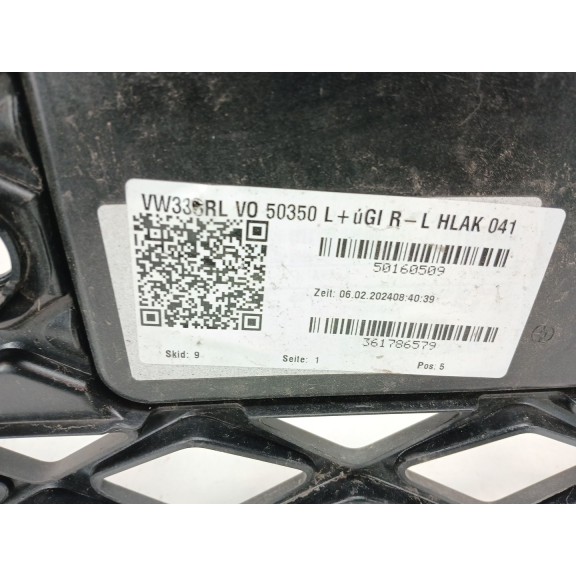 Recambio de rejilla paragolpes central para volkswagen tiguan (ad1, ax1) 1.5 tsi referencia OEM IAM 571853677B  