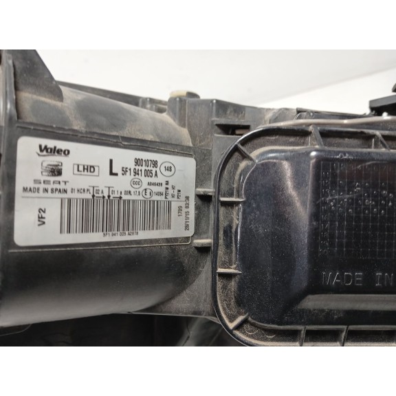 Recambio de faro izquierdo para seat leon (5f1) reference ecomotive referencia OEM IAM 90010798 5F1941005A 