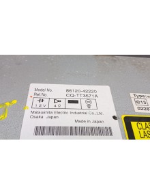 Recambio de sistema audio / radio cd para toyota rav 4 (a3) 2.2 d-cat referencia OEM IAM 8612042220   2