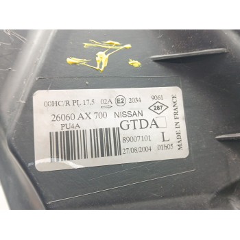 Recambio de faro izquierdo para nissan micra iii (k12) 1.5 dci referencia OEM IAM 26060AX700 89007101 