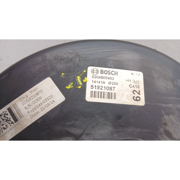 Recambio de servofreno para fiat 500 l (330) basic referencia OEM IAM 00519210870 0204805662 51921087